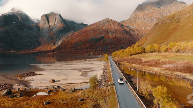 Road Through Lake